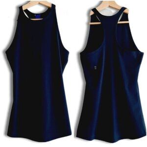 KIT & ACE Athletic Tank Top Racer Back Navy Blue Sz S